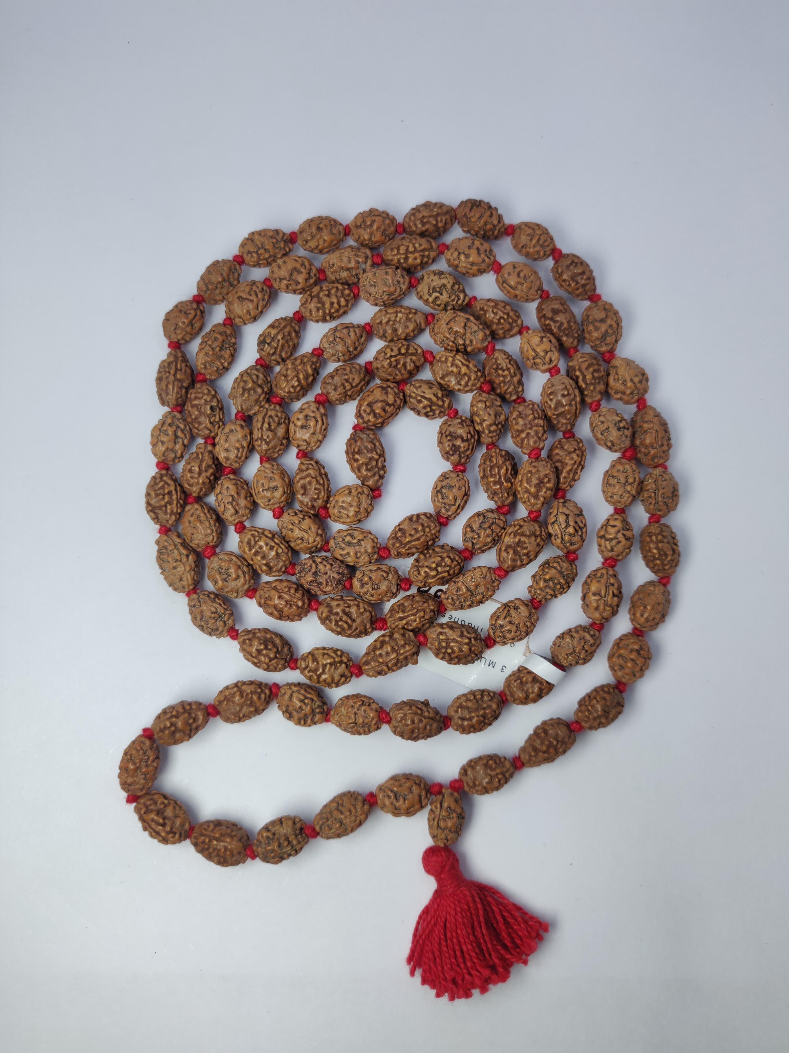 3 Mukhi Rudraksha Mala